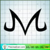 Majin Buu M Logo SVG, Majin Buu SVG, M Letter SVG