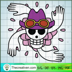 Nico Robin Jolly Roger SVG, One Piece SVG, Tony Tony Choper SVG