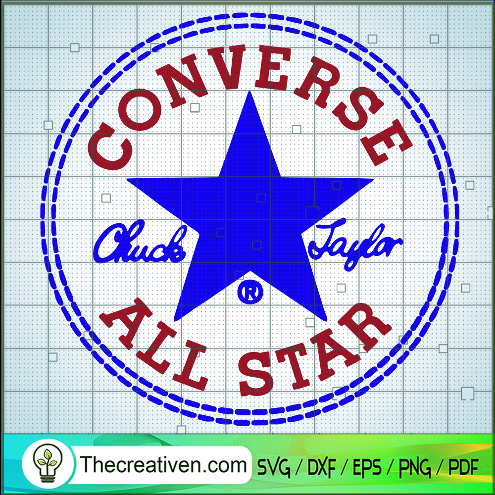 Converse Chuck Taylor All St SVG Cut File for Cricut 1 Converse Chuck Taylor All St SVG Cut File for Cricut