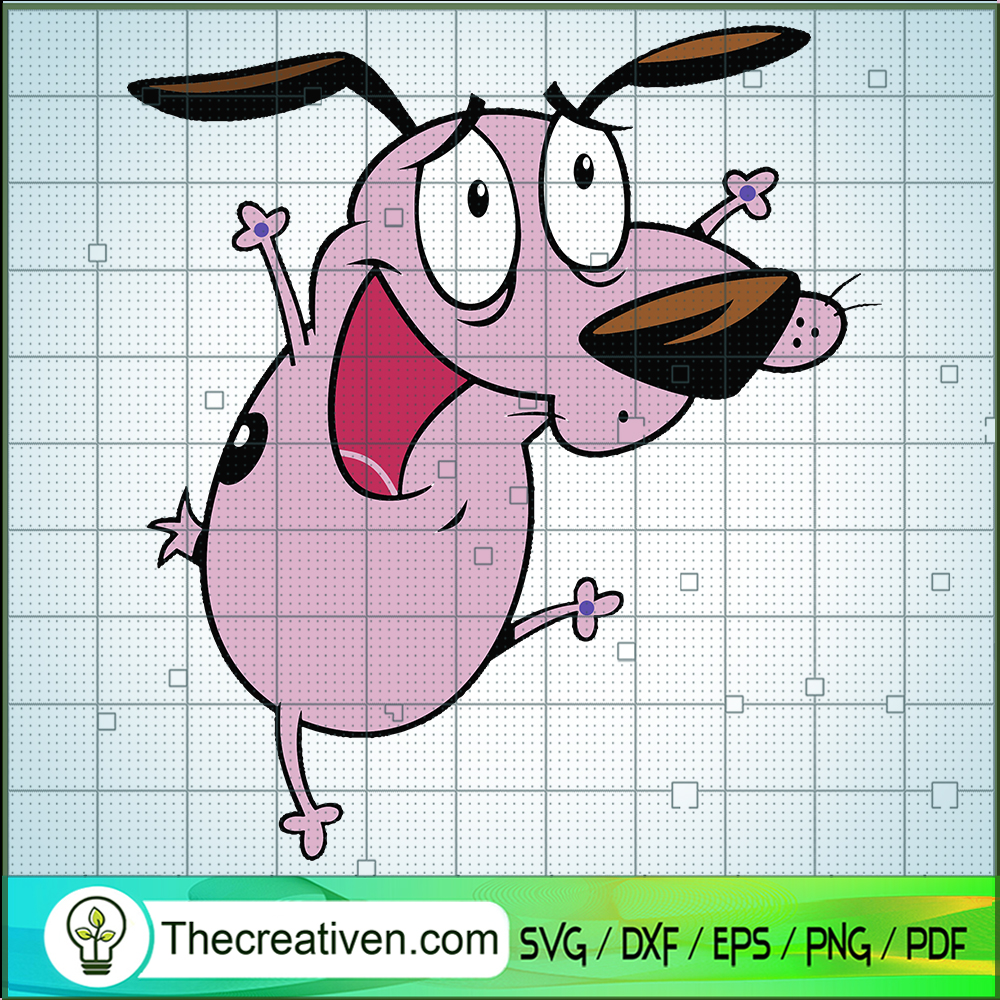 Funny Courage SVG, Courage the Cowardly Dog SVG, Funny Dog SVG 1 Funny Courage SVG, Courage the Cowardly Dog SVG, Funny Dog SVG
