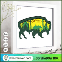 Fly Me To The Moon 3D Paperc SVG Cut File for Cricut