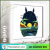 Totoro Nature 3D Papercut Li SVG Cut File for Cricut 3 totoro