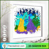 Cinderella 3D Papercut Lightbox SVG Cut File for Cricut & Silhouette