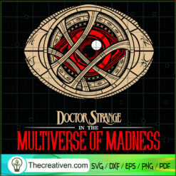 Multiverse Of Madness Eye SVG, Doctor Strange SVG, Marvel SVG