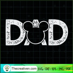Disney Mickey Dad SVG, Mickey Mouse Dad SVG, Happy Father's Day SVG