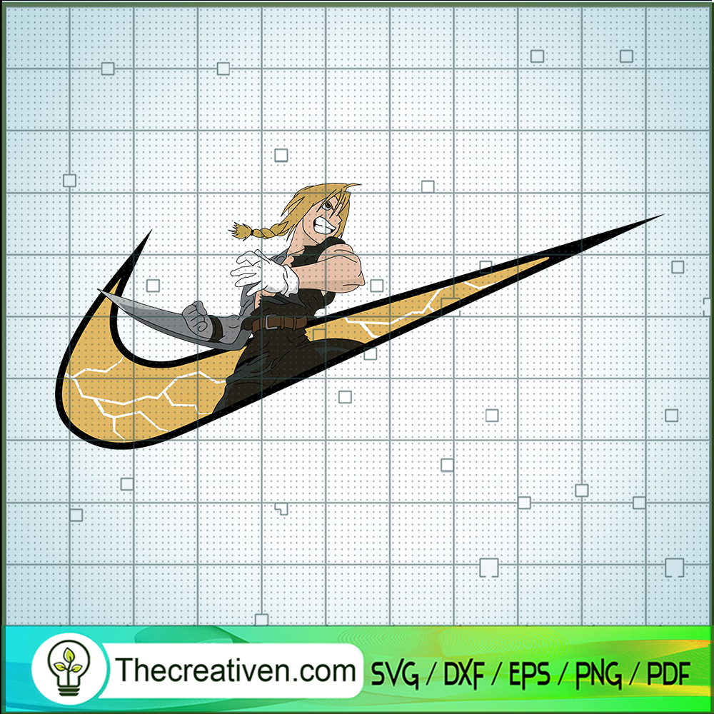 Nike x Edward Elric SVG, Fullmetal Alchemist SVG, Nike Logo SVG 1 Nike x Edward Elric SVG, Fullmetal Alchemist SVG, Nike Logo SVG