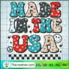 Made In USA SVG, USA Star SVG, Peace SVG