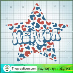 Merica Star SVG, Merica SVG, American SVG