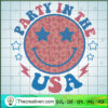 Party In The USA SVG, Smiley SVG, America SVG 3 Party in the USA copy