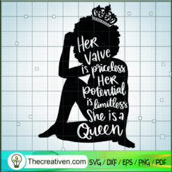 Her Valve Is Priceless Her P SVG Cut File for Cricut