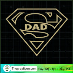 Super Dad SVG, Dad Superheroes SVG, Happy Father's Day