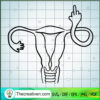 Uterus Fck Finger SVG, Don't Tread On Me SVG, Funny Middle Finger SVG 2 Uterus Finger copy
