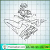Woman With Flowers SVG, Sexy Woman SVG, Flowers SVG 2 Woman with flowers copy