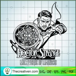 Doctor Strange In The Multiverse Of Ma SVG Cut File fo Design 96810