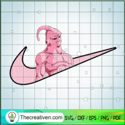 Nike x Majin Buu Scary SVG, Majin Buu SVG, Dragon Ball SVG