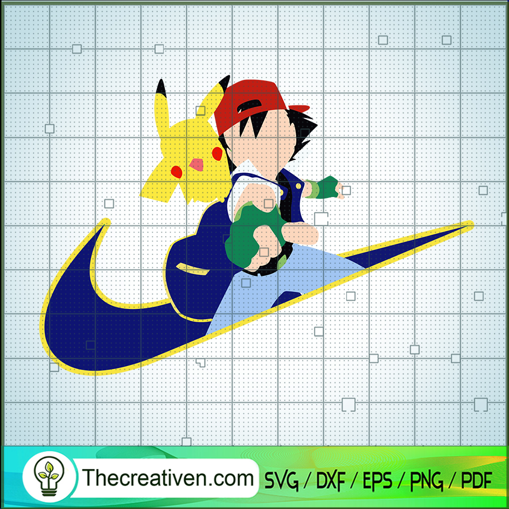 Nike With Pikachu And Satoshi SVG, Nike Logo SVG, Pikachu SVG 1 Nike With Pikachu And Satoshi SVG, Nike Logo SVG, Pikachu SVG