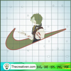 Nike x Ikoma SVG, Koutetsujou no Kabaneri SVG, Nike Logo SVG