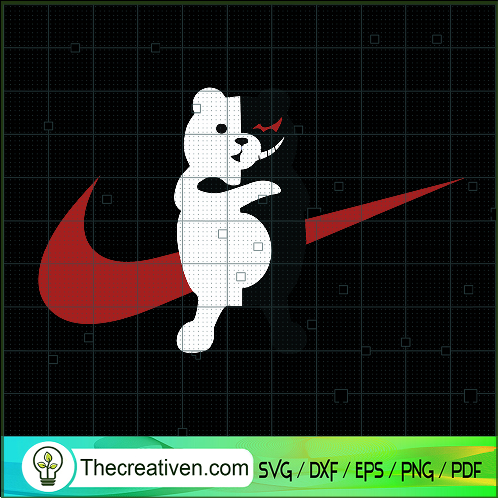 Nike x Monokuma SVG, Danganronpa SVG, Nike With Bear SVG 1 Nike x Monokuma SVG, Danganronpa SVG, Nike With Bear SVG