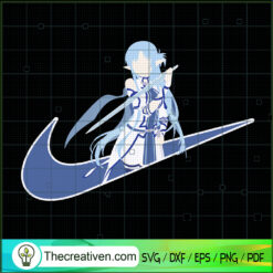 Nike x Yuuki Asuna SVG, Nike Logo SVG, Sword Art SVG