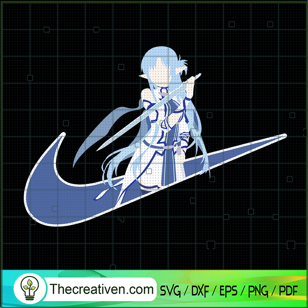 Nike x Yuuki Asuna SVG, Nike Logo SVG, Sword Art SVG 1 Nike x Yuuki Asuna SVG, Nike Logo SVG, Sword Art SVG