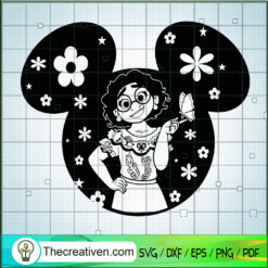 Encanto Mirabel Mickey Ears SVG, Disney Encanto SVG, Mirabel SVG