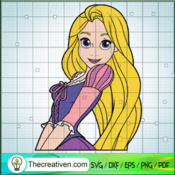 Princess Rapunzel SVG, Disney Princess SVG, Walt Disney SVG