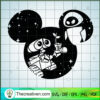 Wall E And Eve Mickey Ears SVG, Robot SVG, Wall-E SVG