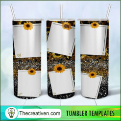 Sunflower Personalized Full Tu Tumbler Wrap Download