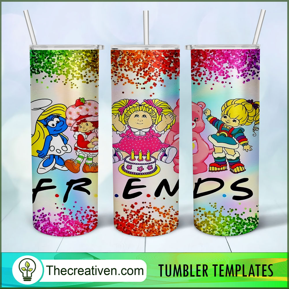 Friends Birthday Kids Full Tum Tumbler Wrap Download 1 Friends Birthday Kids Full Tum Tumbler Wrap Download