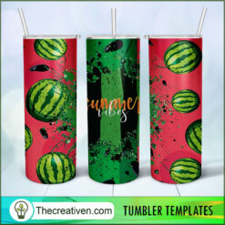 Summer Vibes Full Tumbler Wrap Tumbler Wrap – Digital Design 98497