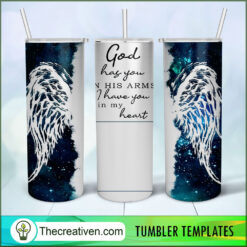 God Has You In His Arms I Have Tumbler Wrap Download