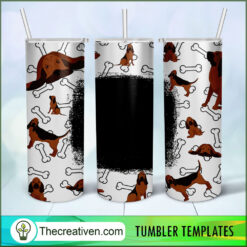 Dog Personalized Full Tumbler Wrap Tumbler Wrap – Digital Download