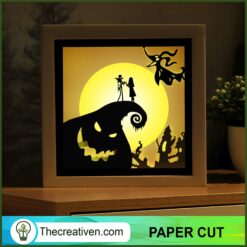 Jack Skellington And Sally S SVG Cut File for Cricut