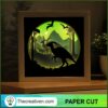 Dinosaur Shadow Box, The Jurassic Paper Cut, 3D Box 3 8