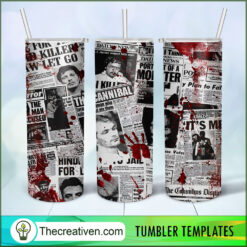 The Cannibal Full Tumbler Wrap Tumbler Wrap – Digital Download