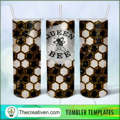 Queen And Bee Full Tumbler Wrap Tumbler Wrap – Digital Download