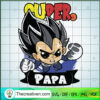 Super Papa SVG, Vegeta Papa SVG, Dragon Ball Father's Day SVG 2 Untitled 2 copy 7