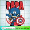 Papa Captain America SVG, Marvel Dad SVG, Papa SVG 3 Untitled 8 copy 6