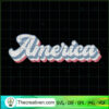 Retro Words America SVG, America SVG, Vintage America SVG 2 America Retro copy