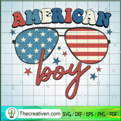 American Boy SVG, 4th Of July SVG, American Independence Day SVG