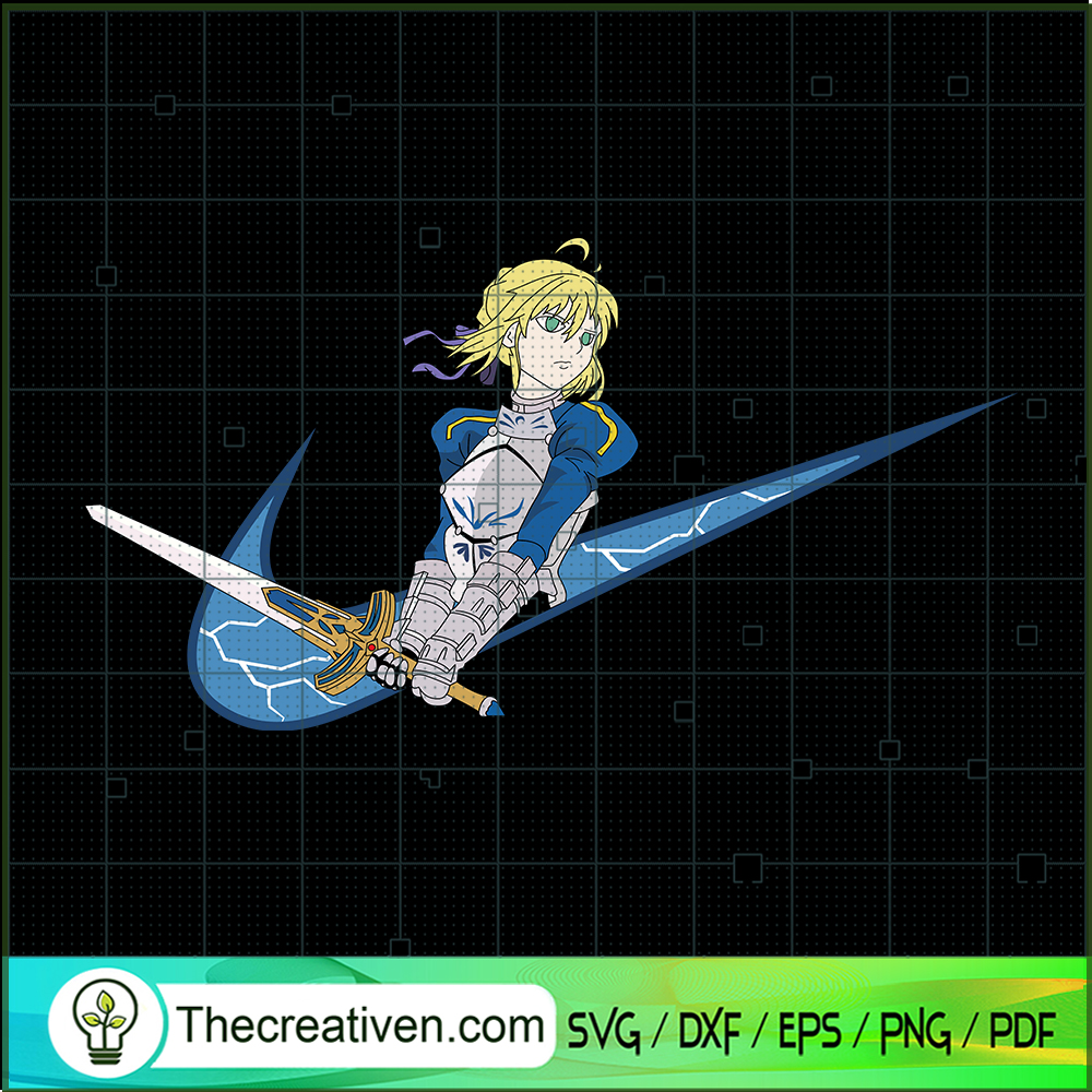 Artoria Pendragon x Nike SVG, Fate Grand SVG, Nike Logo SVG 1 Artoria Pendragon x Nike SVG, Fate Grand SVG, Nike Logo SVG