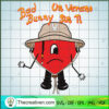 Bad Bunny Sad Heart with hat SVG PNG copy
