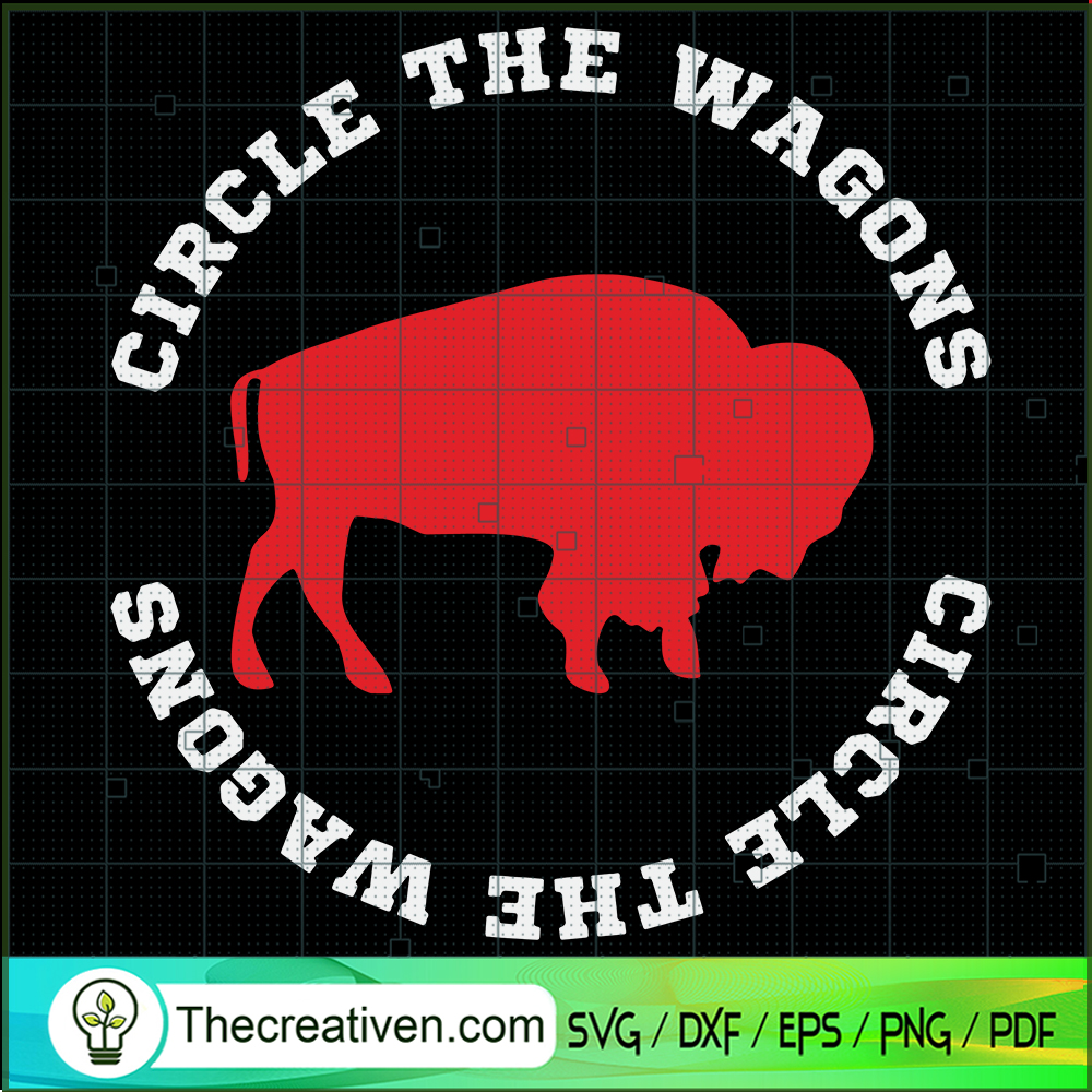Circle The Wagons SVG, Bills Mafia SVG, Buffalo Football SVG 1 Circle The Wagons SVG, Bills Mafia SVG, Buffalo Football SVG