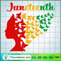 Black Woman Juneteenth SVG Cut File for Cricut & Silhouette