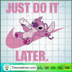 Nike x Pink Stitch SVG, Nike Just Do It SVG, Ohana Stitch SVG
