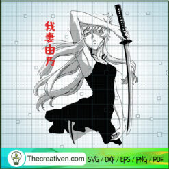 Gasai Yuno SVG, Mirai Nikki SVG, Future Diary SVG
