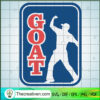 Goat Tiger First Pump SVG, PGA Tour Parody Logo Golf SVG, Golfer SVG 2 GOAT Tiger Fist Pump Shirt PGA Tour Parody Logo Golf copy
