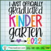 Kids I Officially Graduated Kindergarten Graduation Class of 2022 copy