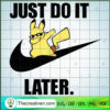Pikachu x Nike SVG, Nike Just Do It SVG, Pikachu SVG