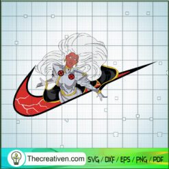Storm x Nike SVG, Marvel Comics SVG, Nike Logo SVG